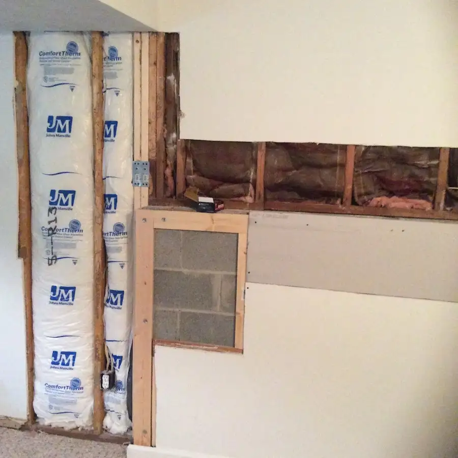 Wall insulation replacement during Odor Removal & Deodorization in Bourbonnais